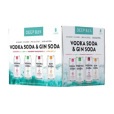 Deep Bay Vodka & Gin R.T.D Cocktail Variety Pack (8)